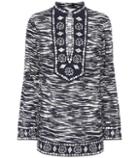 Etro Tory Tunic Embellished Cotton Top