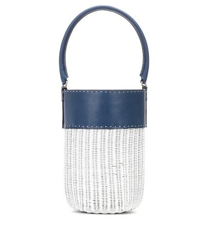 Kayu Lucie Leather-trimmed Bucket Bag