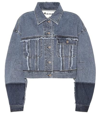 Acne Studios Kremi Cropped Denim Jacket