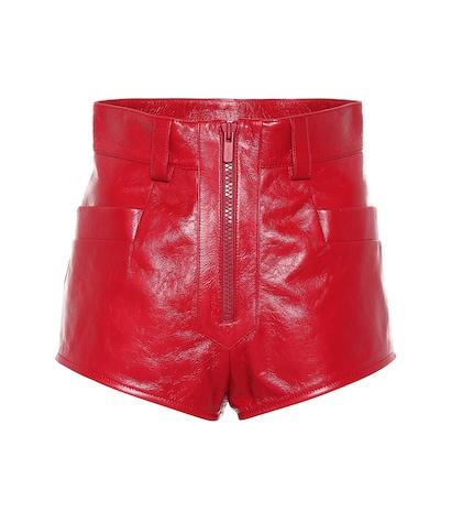 Bottega Veneta Leather Shorts