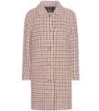 Anthony Vaccarello Tweed Wool-blend Coat