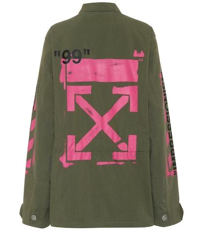 Off-white Printed Cotton Jacket