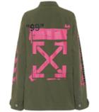 Off-white Printed Cotton Jacket