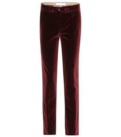 Saint Laurent Velvet Trousers