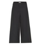 Valentino Cropped Virgin Wool And Silk Trousers