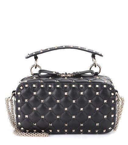 Valentino Valentino Garavani Free Rockstud Spike Leather Crossbody Bag
