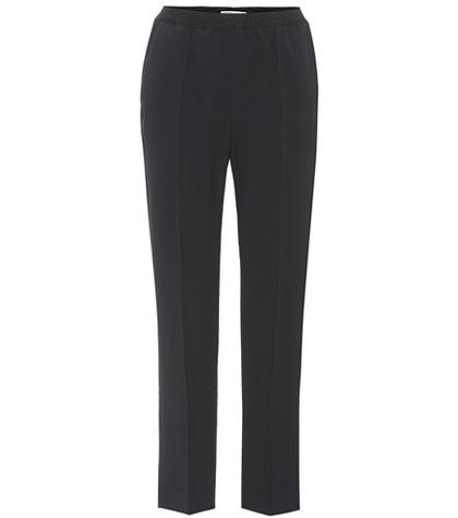 Agnona Crêpe Cropped Trousers