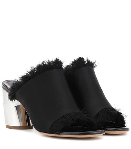 Proenza Schouler Satin Mules