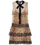Nicholas Kirkwood Printed Mini Dress