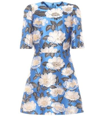 Roger Vivier Jacquard Minidress