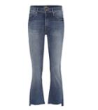 Agnona The Insider Crop Fray Distressed Jeans
