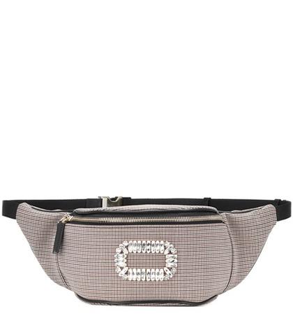 Roger Vivier Belty Viv Checked Belt Bag