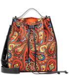 Jw Anderson Drawstring Paisley-printed Shoulder Bag