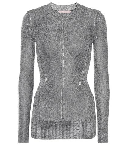 Christopher Kane Metallic Jersey Sweater