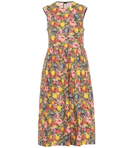 Marni Floral Cotton Midi Dress