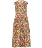 Marni Floral Cotton Midi Dress