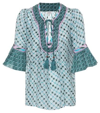 Talitha Silk And Cotton Top