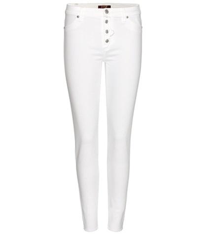 7 For All Mankind The High Waist Skinny Crop Jeans