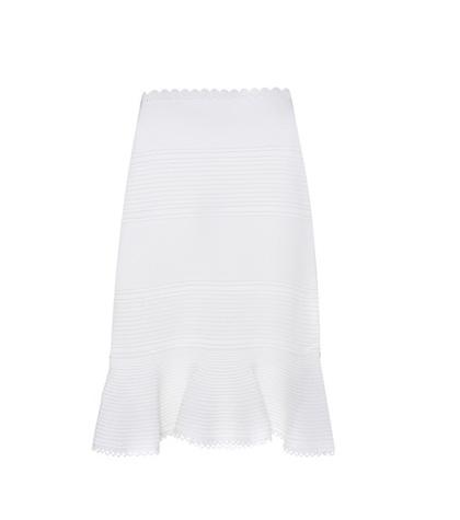 Alexander Mcqueen Cotton-blend Knit Skirt