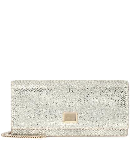 Jimmy Choo Lilia Glitter Clutch