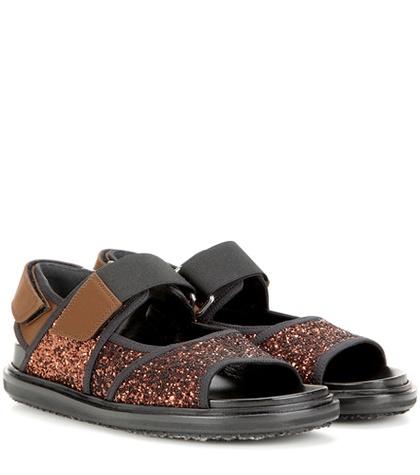 Marni Glitter Sandals