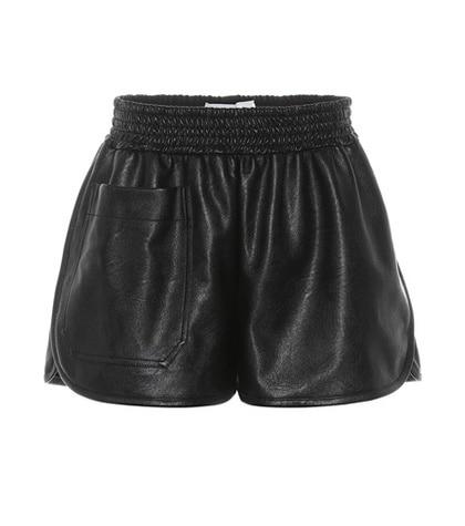 Stella Mccartney Faux Leather Shorts