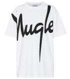 Mugler Printed Cotton T-shirt