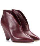 Isabel Marant Adenn Leather Ankle Boots