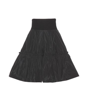 Moncler Gamme Rouge Taffeta Skirt