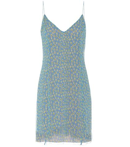 Amiri Floral-printed Silk Minidress