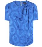 Isabel Marant Silway Jacquard Satin Top