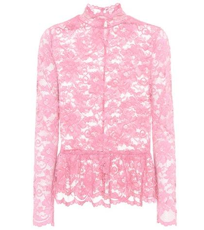 Ganni Flynn Lace Top