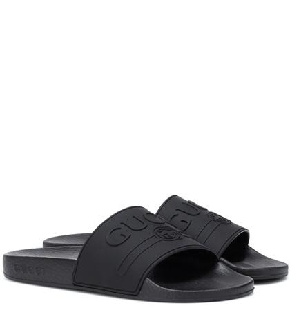 Gucci Logo-embossed Slides