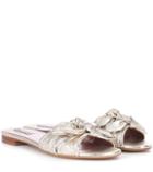 Araks Cleo Metallic Leather Sandals