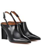 Clergerie Kyra Leather Slingback Mules