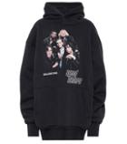 Balenciaga Printed Cotton-blend Hoodie