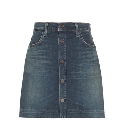 Citizens Of Humanity Aurora B/f Denim Mini Skirt