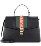 Gucci Sylvie Maxi Leather Top Handle Bag
