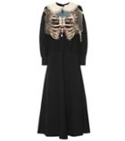 Gucci Embellished Silk And Wool Dress