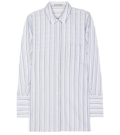 Acne Studios Bai Striped Cotton Shirt