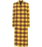 Maticevski Plaid Alpaca And Wool Coat
