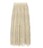 Valentino Metallic Lace Skirt