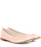 Zimmermann Cendrillon Metallic Leather Ballerinas