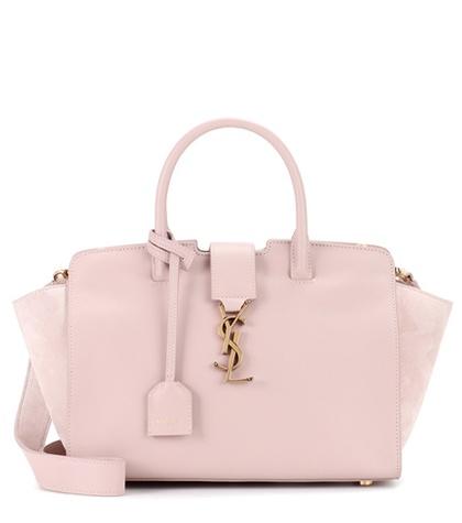Melissa Odabash Baby Cabas Monogram Leather Tote