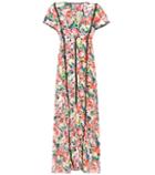 Ganni Maple Floral-printed Silk Dress