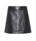 Ganni Passion Leather Mini Skirt
