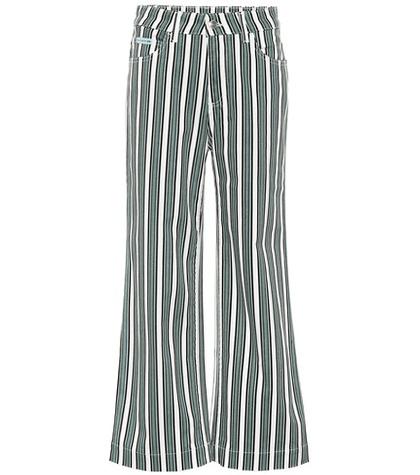 Alexachung Striped Cropped Jeans