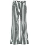 Alexachung Striped Cropped Jeans