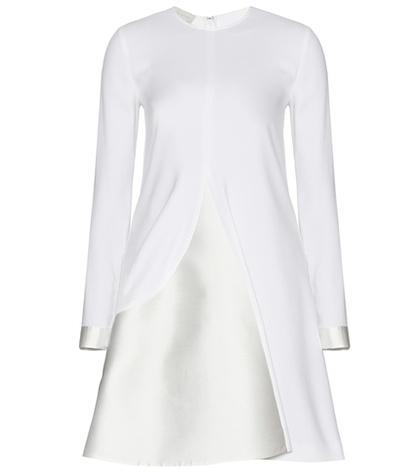 Stella Mccartney Emma Satin And Crêpe Dress