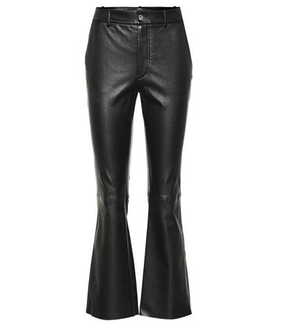 Max Mara Flared Leather Pants